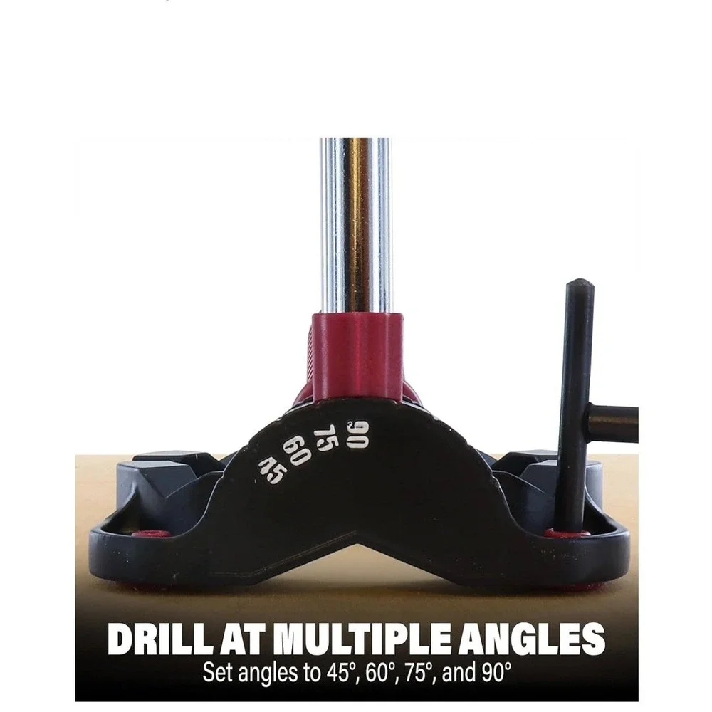 Milescraft 1318 DrillMate Portable Drill Press‎ Guide with 3/8 inch Keyed Chuck